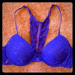 NWOT Candies razor backed & Lacy Flowered bras.